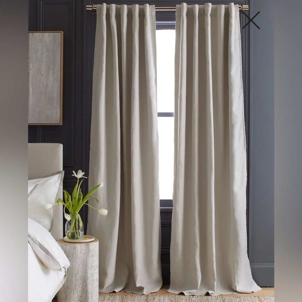 Quince Cotton velvet Blackout cream Curtain